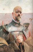 Malczewski, Jacek Self-Portrait in Armour (mk19) oil